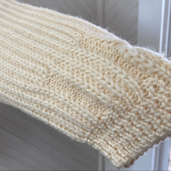 Vintage Ireland Made Chunky Knit Wool Sweater - Picture 7 of 13